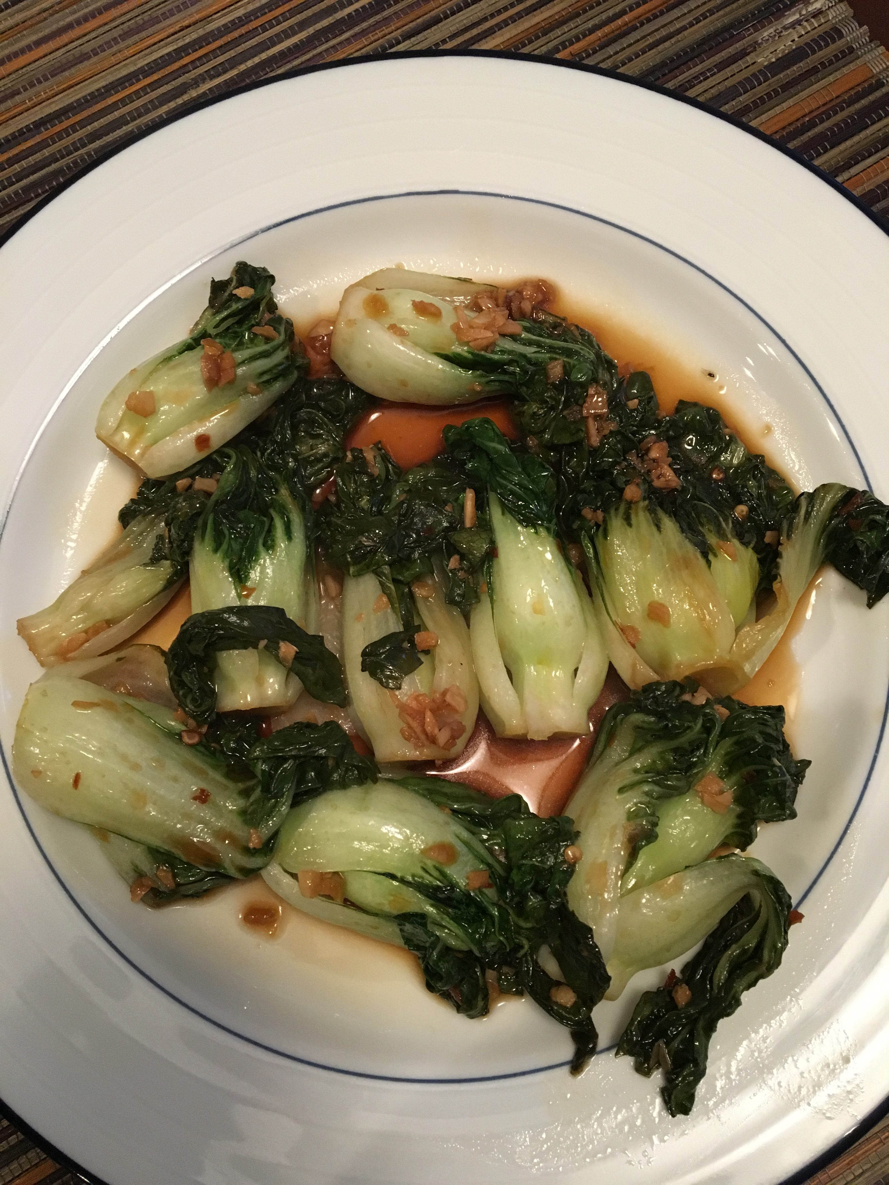 Baby Bok Choy With Garlic And Soy Sauce - Fueled By Flavor